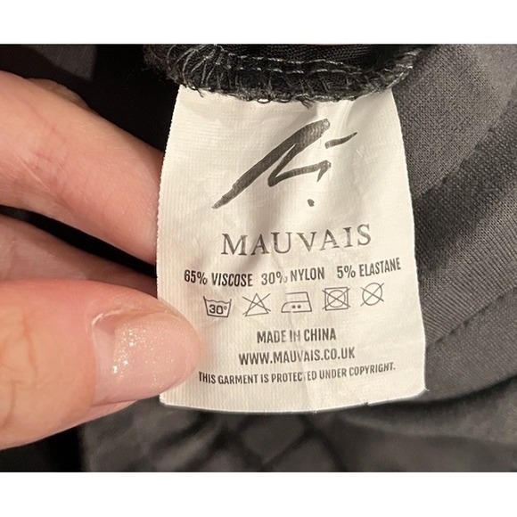 Mauvais Gray Drawstring Pleated Men's Sweatpants Size 30 - Picture 4 of 5